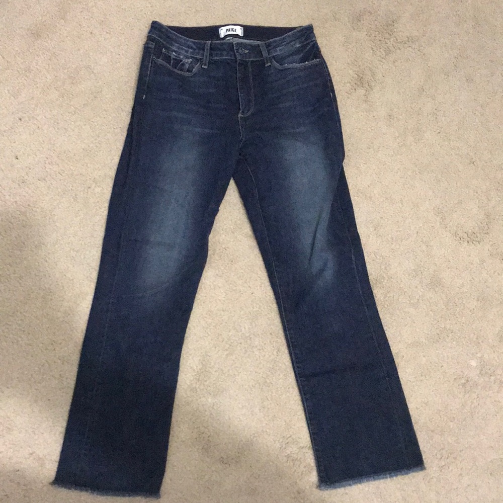 Paige Denim Frayed Ankle-size 29